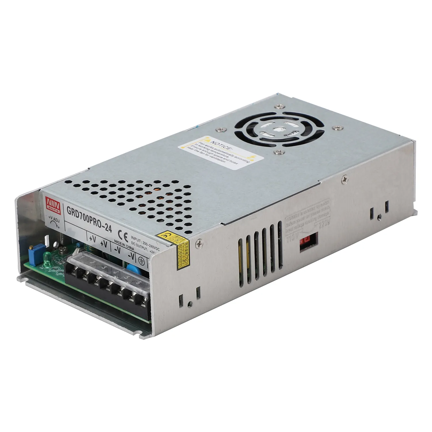 GRD700PRO series switching power supply angle view