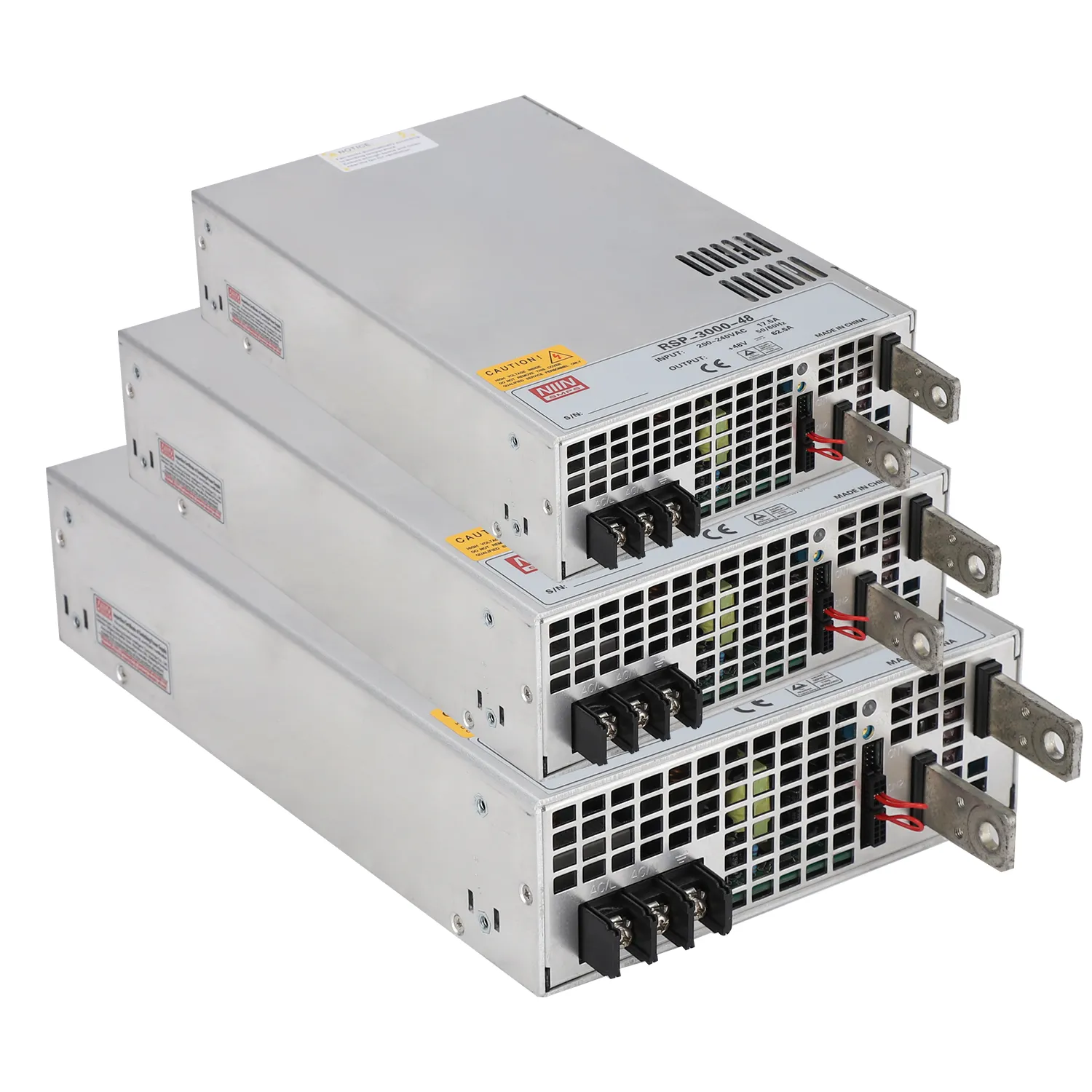 QuntroTech RSP-3000W Enclosed Switching Power Supply Models 12V 24V 48V