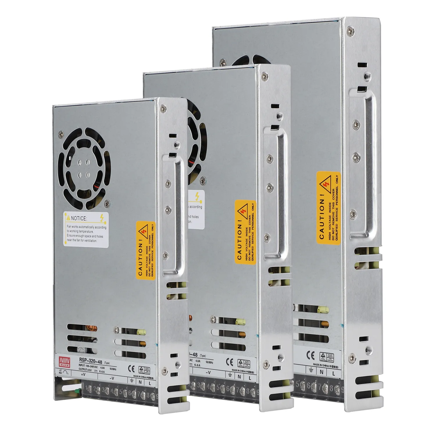 QuntroTech RSP-320W Enclosed Switching Power Supply Models 24V 48V 36V