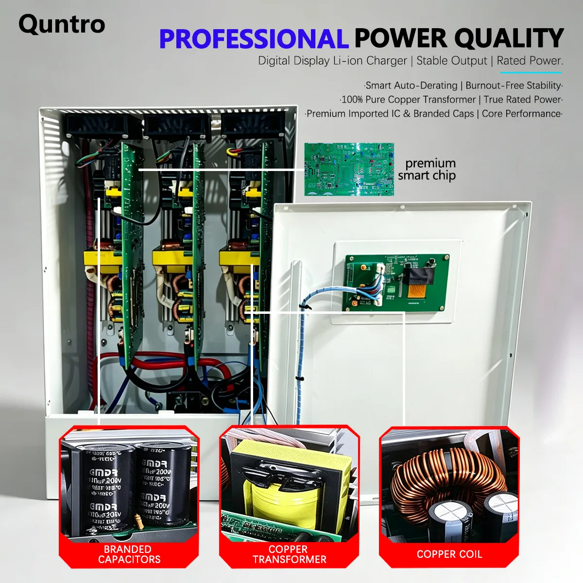 10000W Industrial Battery Charger Internal Components High Power System Design
