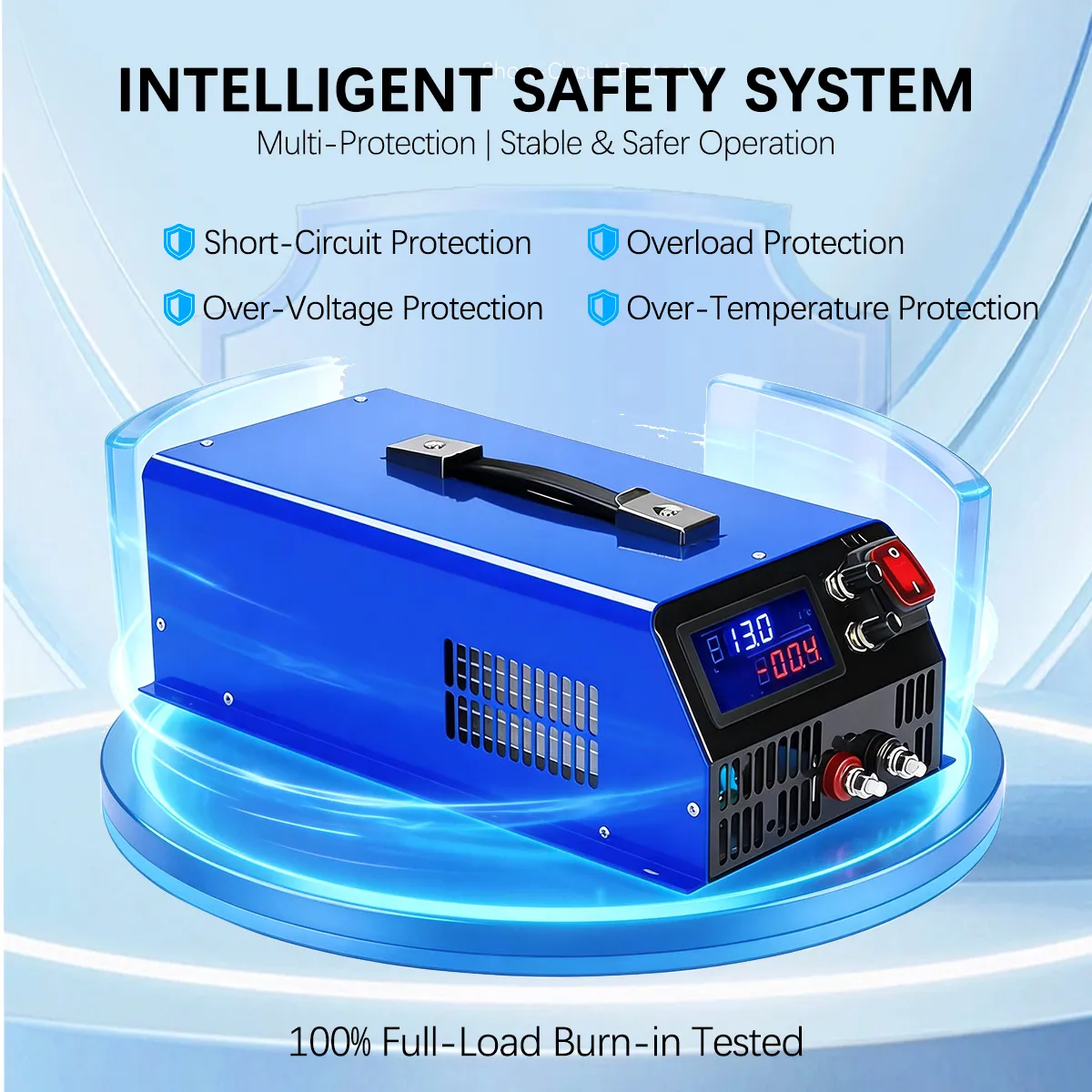 STV-3000W Safety Protection System Short Circuit Overload Over Temperature Protection