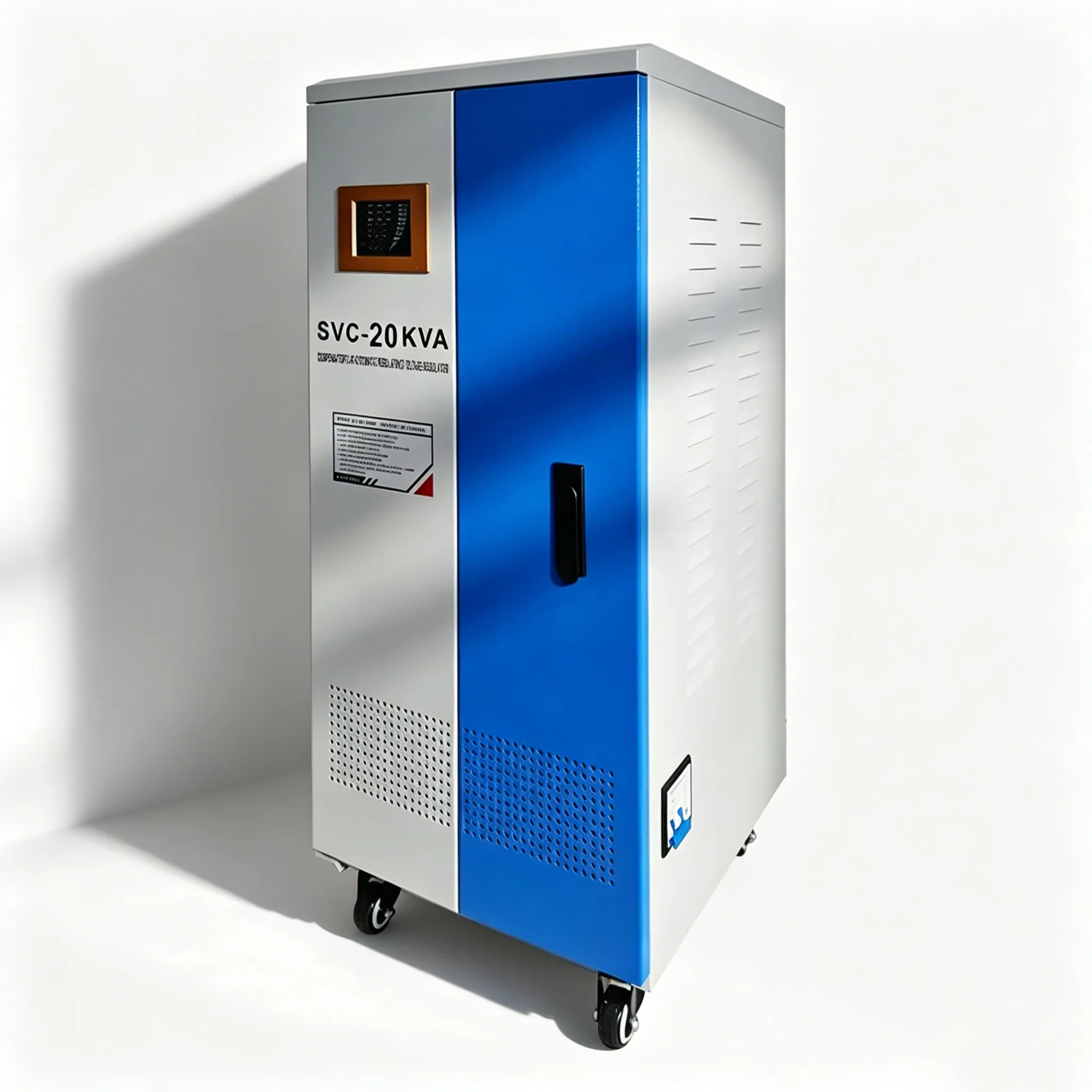 SVC Classic 20KVA automatic voltage stabilizer side view