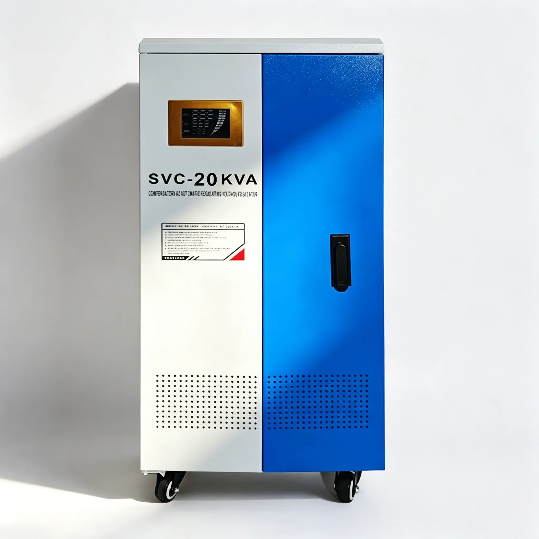 SVC Classic 20KVA single phase servo voltage stabilizer front view