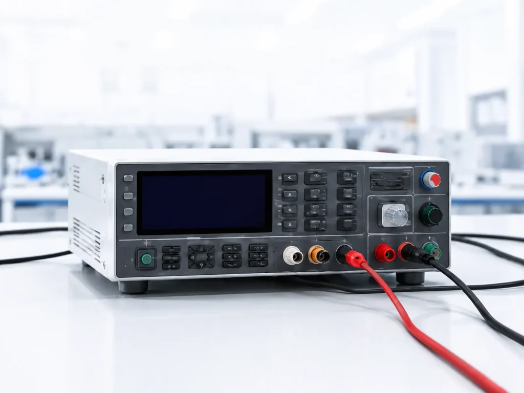 Adjustable DC power supply for battery testing and maintenance